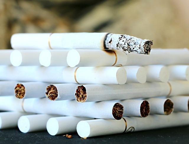 pile of cigarettes smoking
