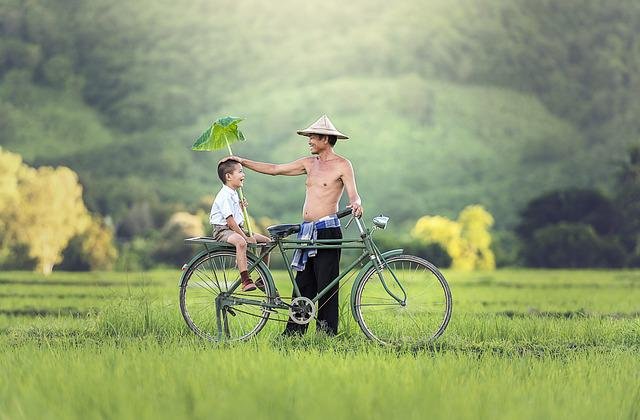 father and son with good relationship