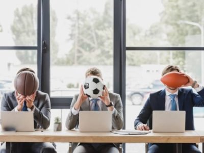 office competition among three men