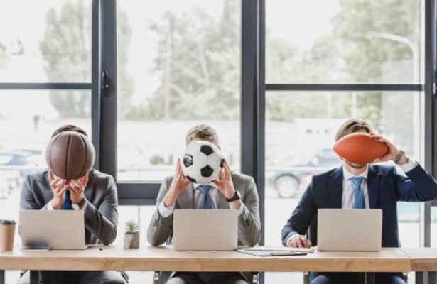 office competition among three men