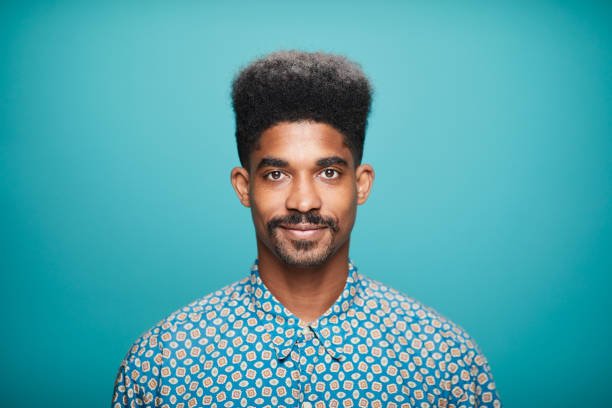 man with full hair
